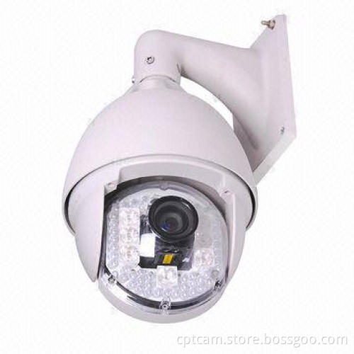 PTZ Camera, H.264, Sony CCD Sensor, 480TVL, 22X Optical Zoom, Weatherproof, 120m IR Night Vision